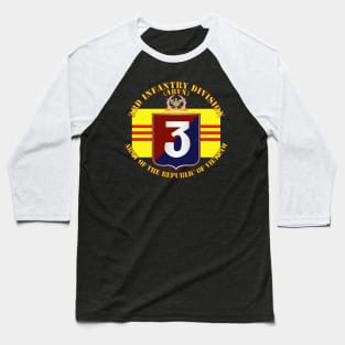 ARVN - 3rd Infantry Div - ARVN - Flag - Army Crest Baseball T-Shirt